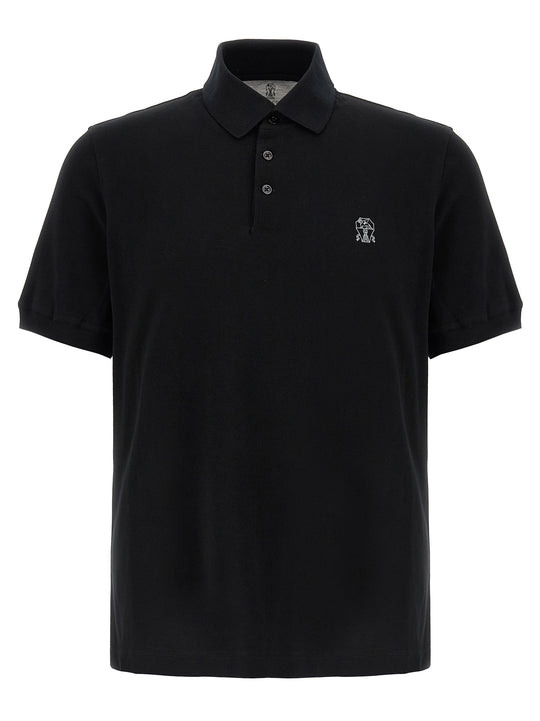 Piqué Shirt Polo Black