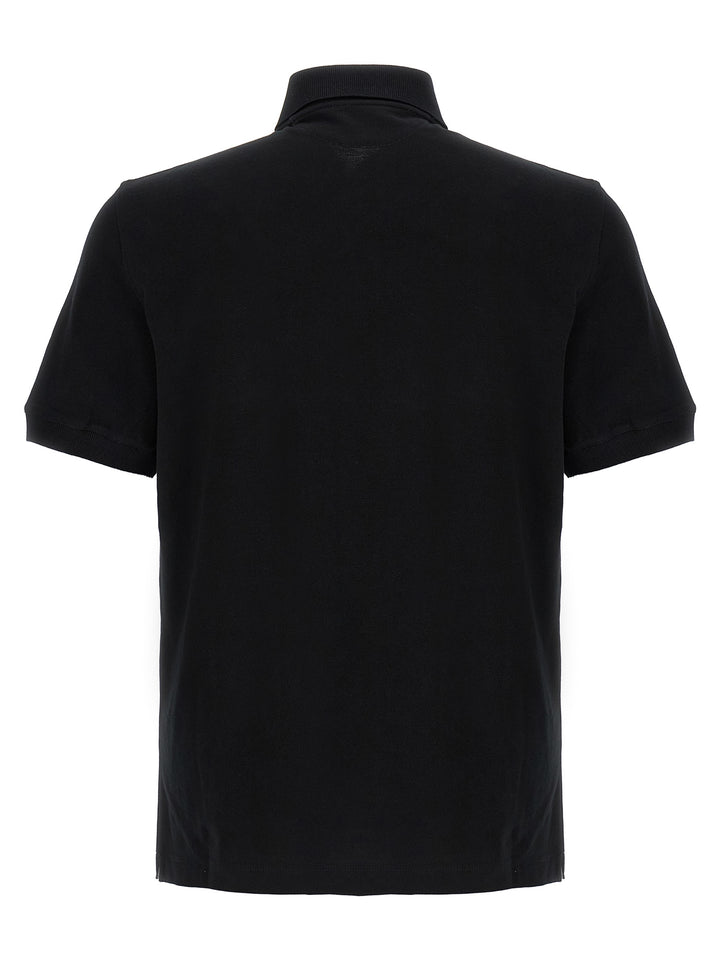 Brunello Cucinelli Piqué  Shirt Polo - Black | 9bcfb9e0d5a8a5bdb9afdd29fd4a129dd857b3f8