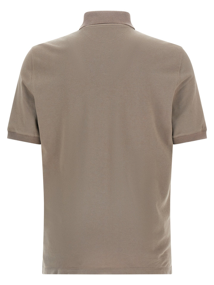 Brunello Cucinelli Piqué  Shirt Polo - Beige | 9301f2cfcdc56502b08b67c3d43312e0ad630603