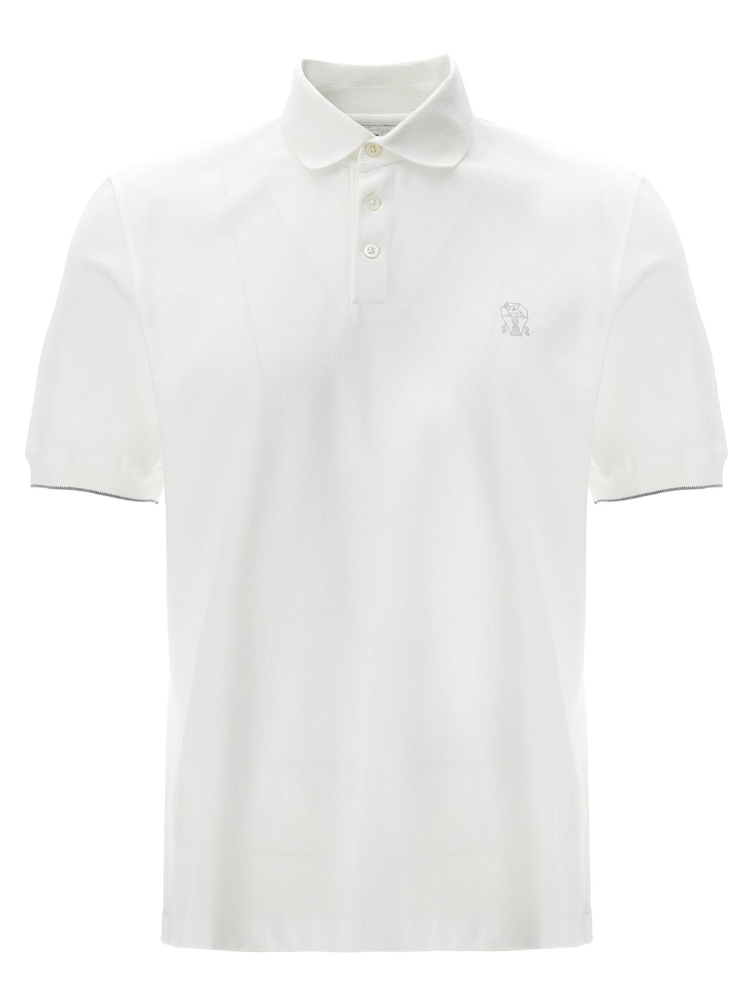 Logo Piqué  Shirt Polo White