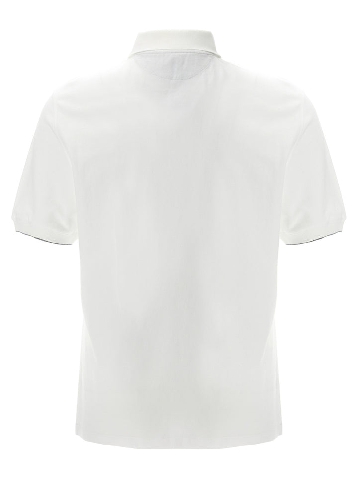 Logo Piqué  Shirt Polo White