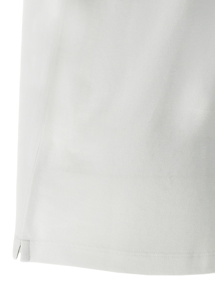 Logo Piqué  Shirt Polo White