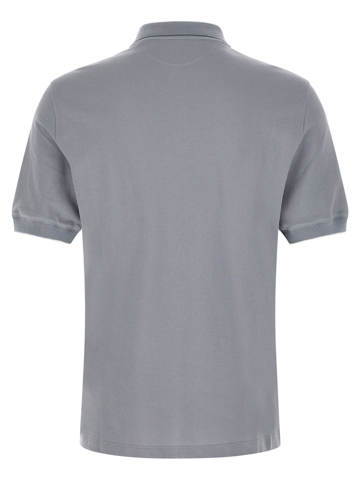 Brunello Cucinelli Piquet  Shirt Polo - Light Blue | d13d5a5998420289cc220c4d522d4889b8b5db9c