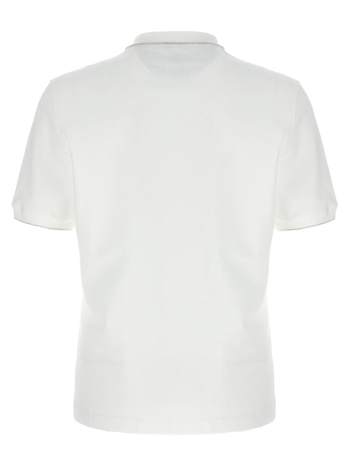 Logo Piqué  Shirt Polo White