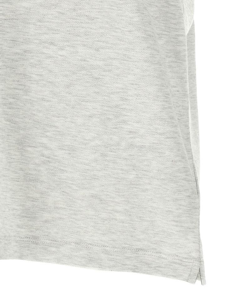 Logo Piqué  Shirt Polo Gray