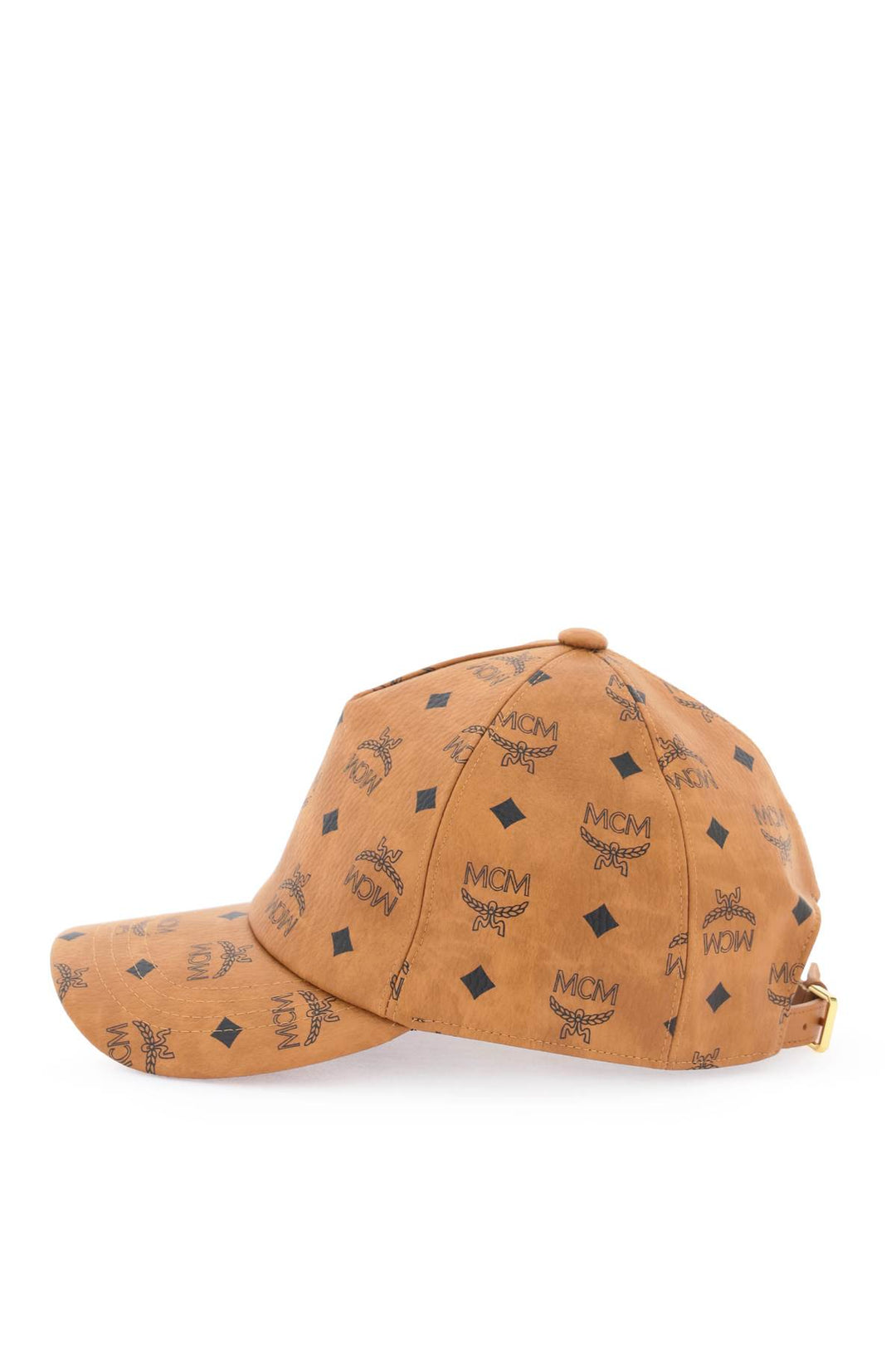 Visetos Faux Leather Baseball Cap