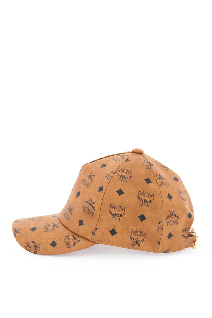 Visetos Faux Leather Baseball Cap