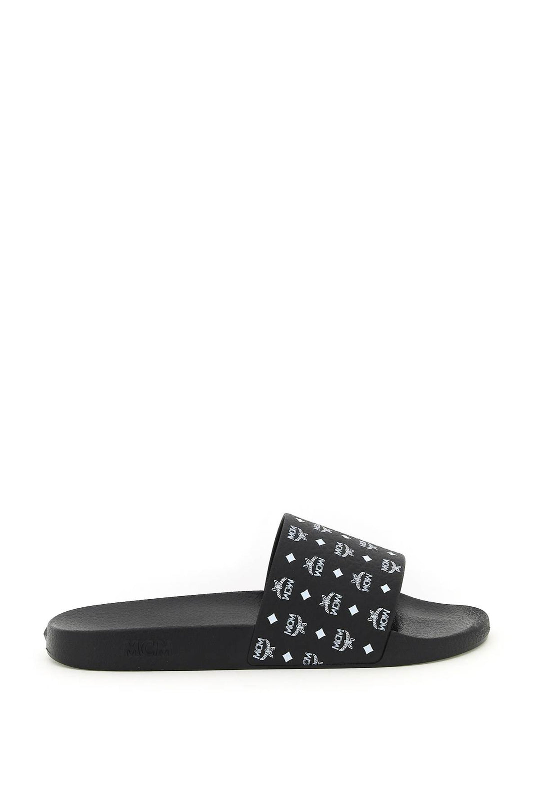 Monogram Print Rubber Slides