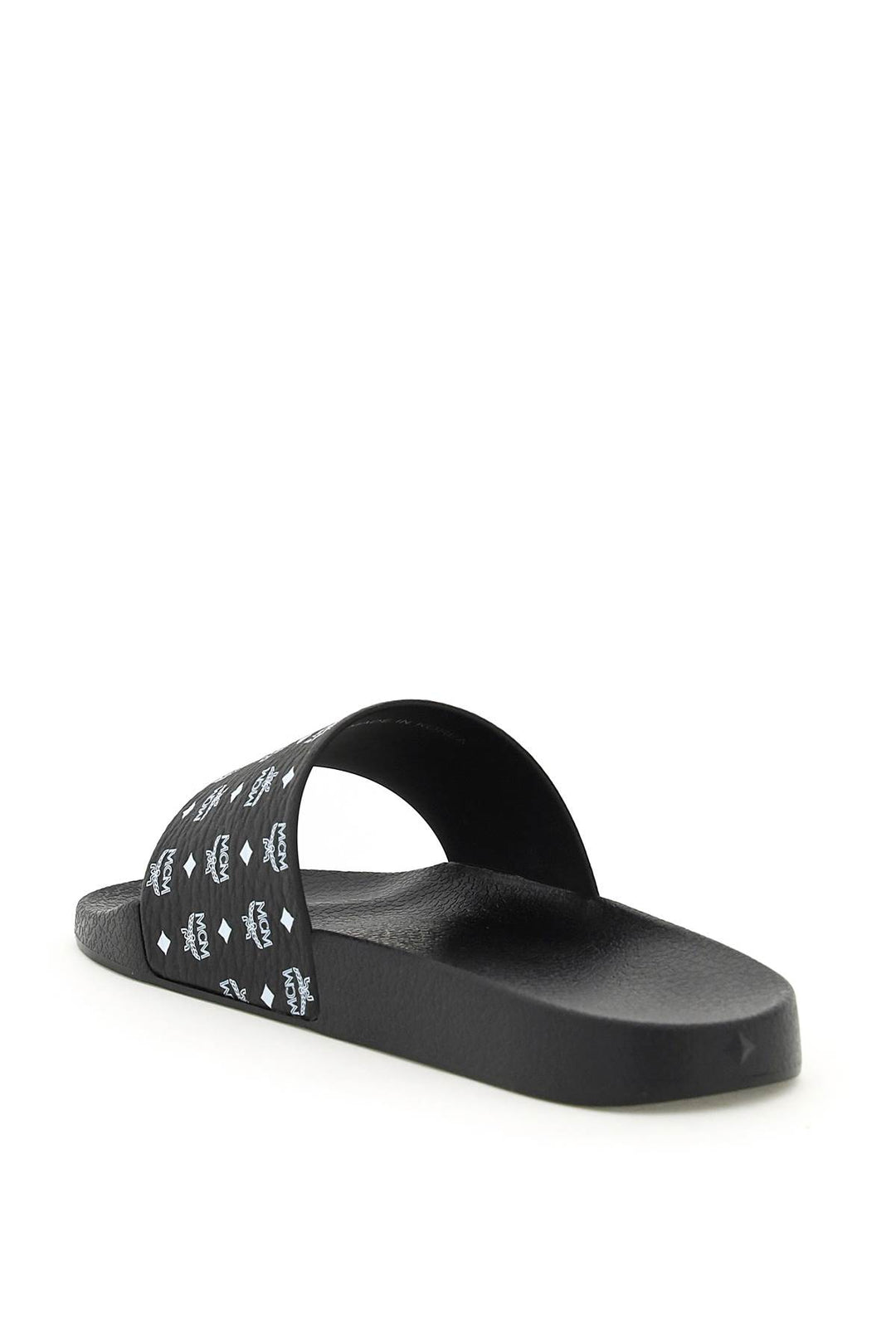 Monogram Print Rubber Slides