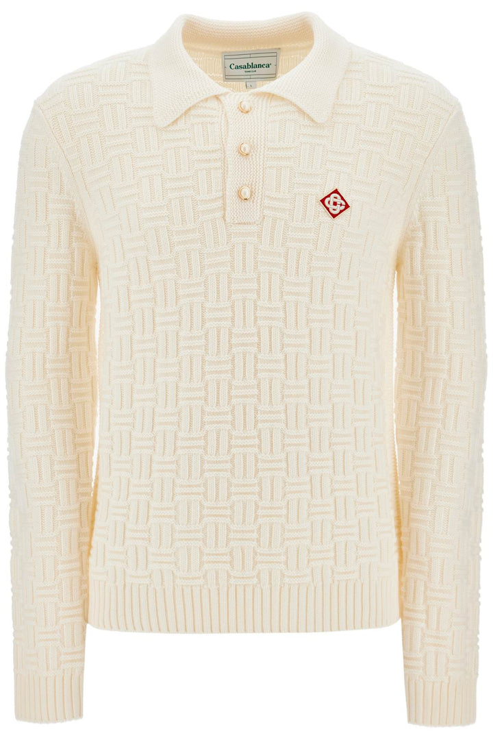 Pullover Stile Polo In Lana