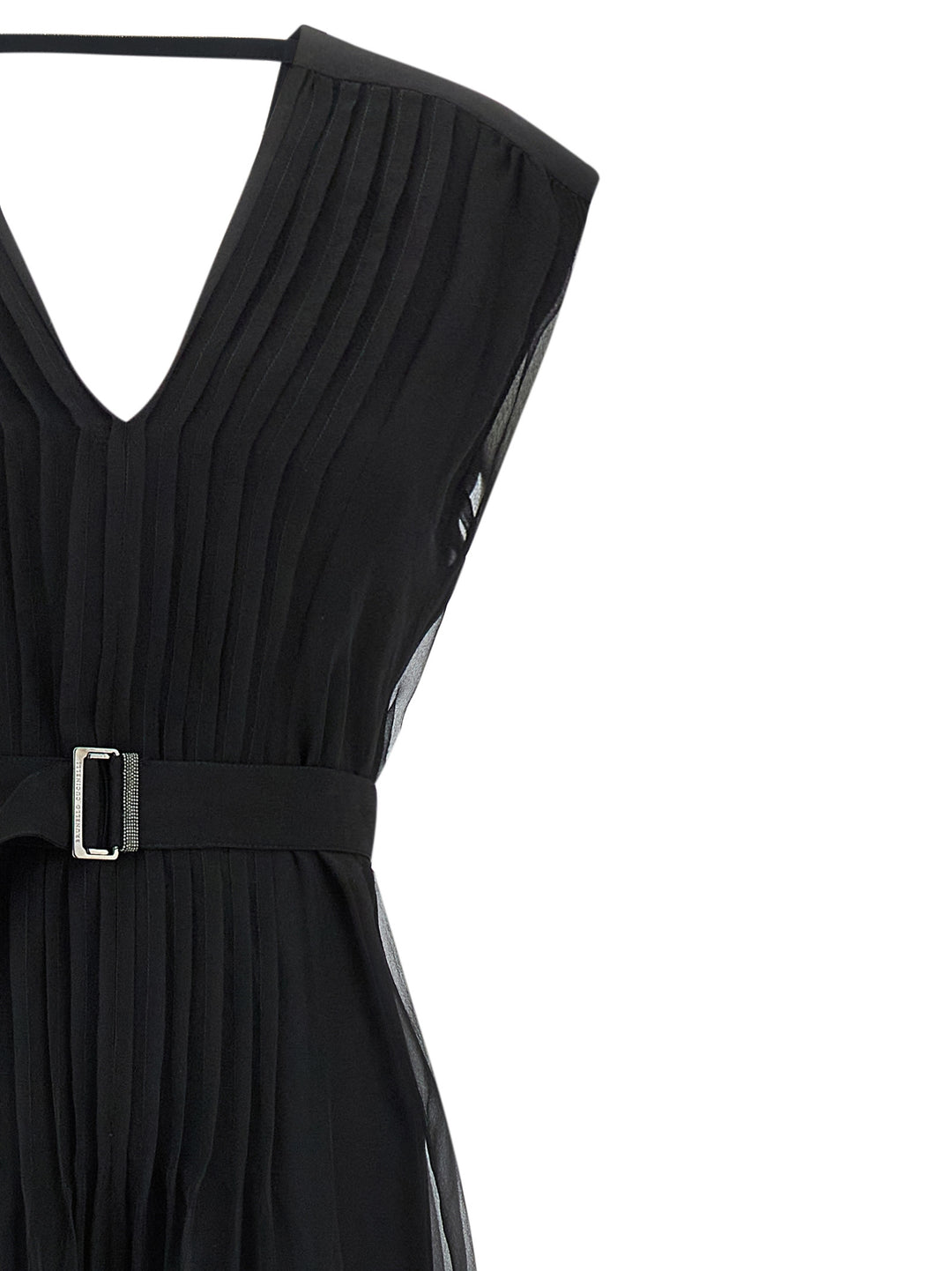 Brunello Cucinelli Silk Dress Dresses - Black | ff3fe68e10bf5d6517740dcb8631763a5a73ec6a