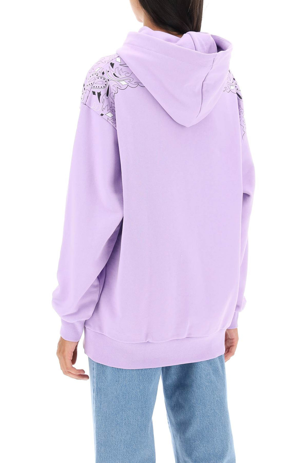 Hoodie With Bandana Print