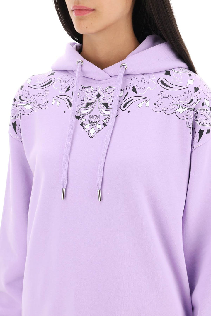 Hoodie With Bandana Print