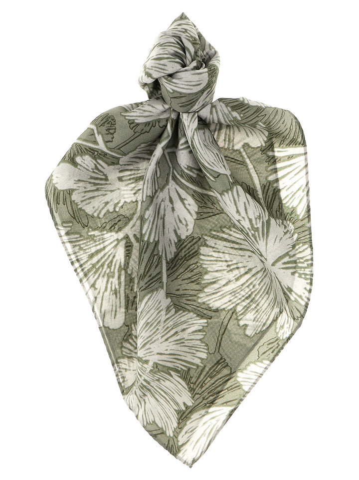 Floral Scarf Scarves, Foulards Green