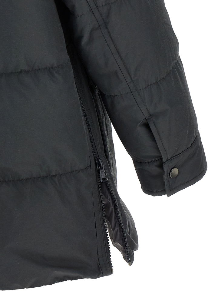 Brunello Cucinelli Knitted Neck Down Jacket Puffer Jackets - Gray | d7e637be8118f1efd8076029f6ca186e1fc5011e