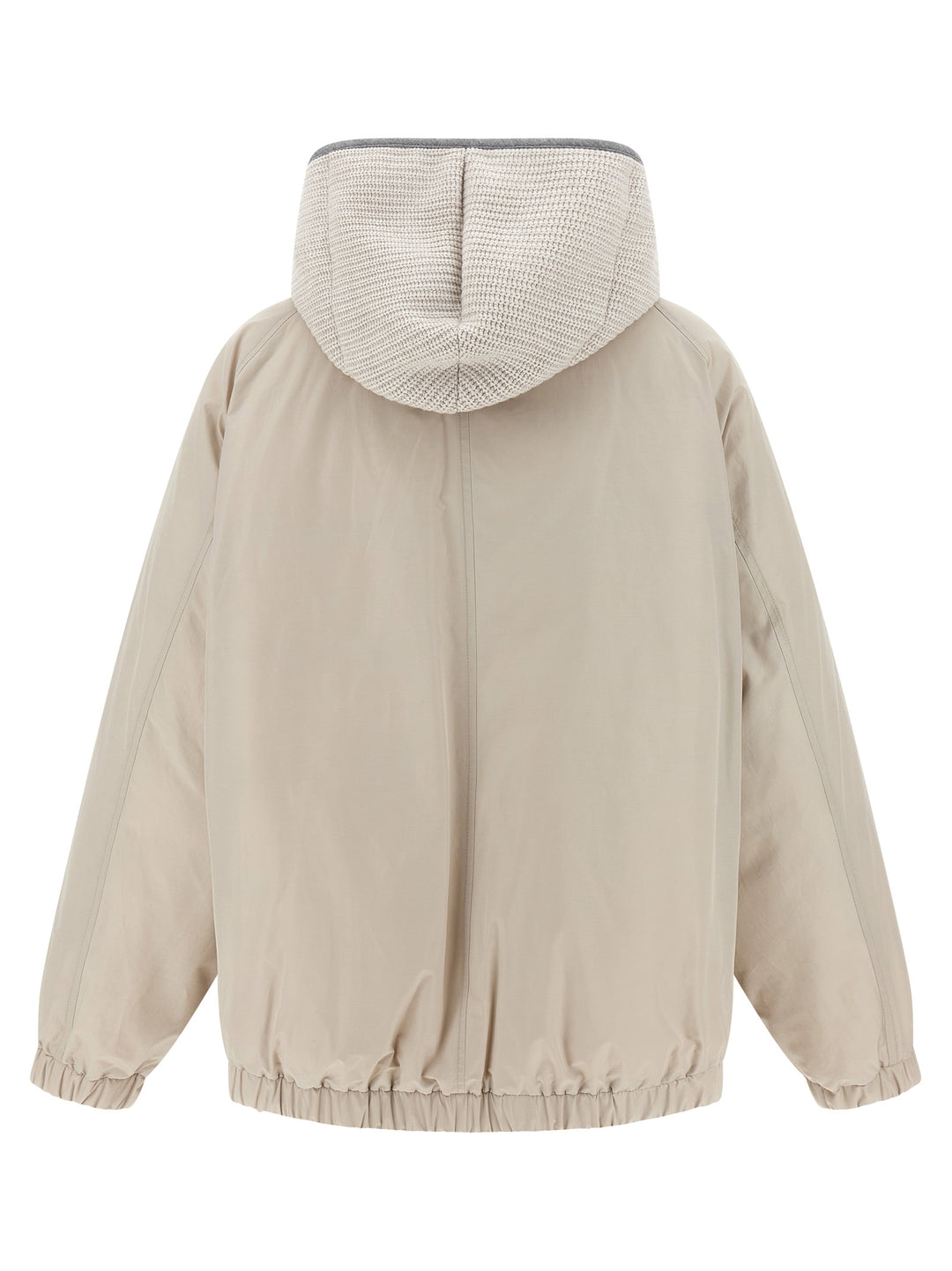 Brunello Cucinelli Hooded Down Jacket Puffer Jackets - Gray | cdab6406af501688d79e8a0edbdae16c07cd9e21