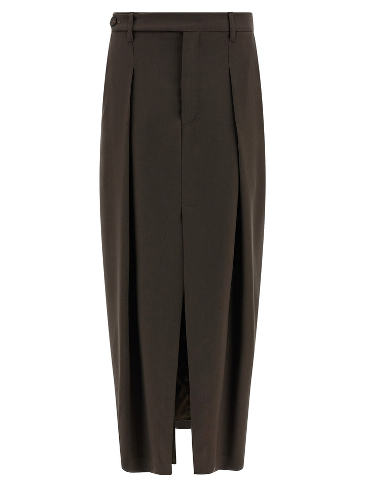 Brunello Cucinelli Sartorial Curved Skirts - Brown | cabab782c8a01621b0331efa1b2196328f9a2a09