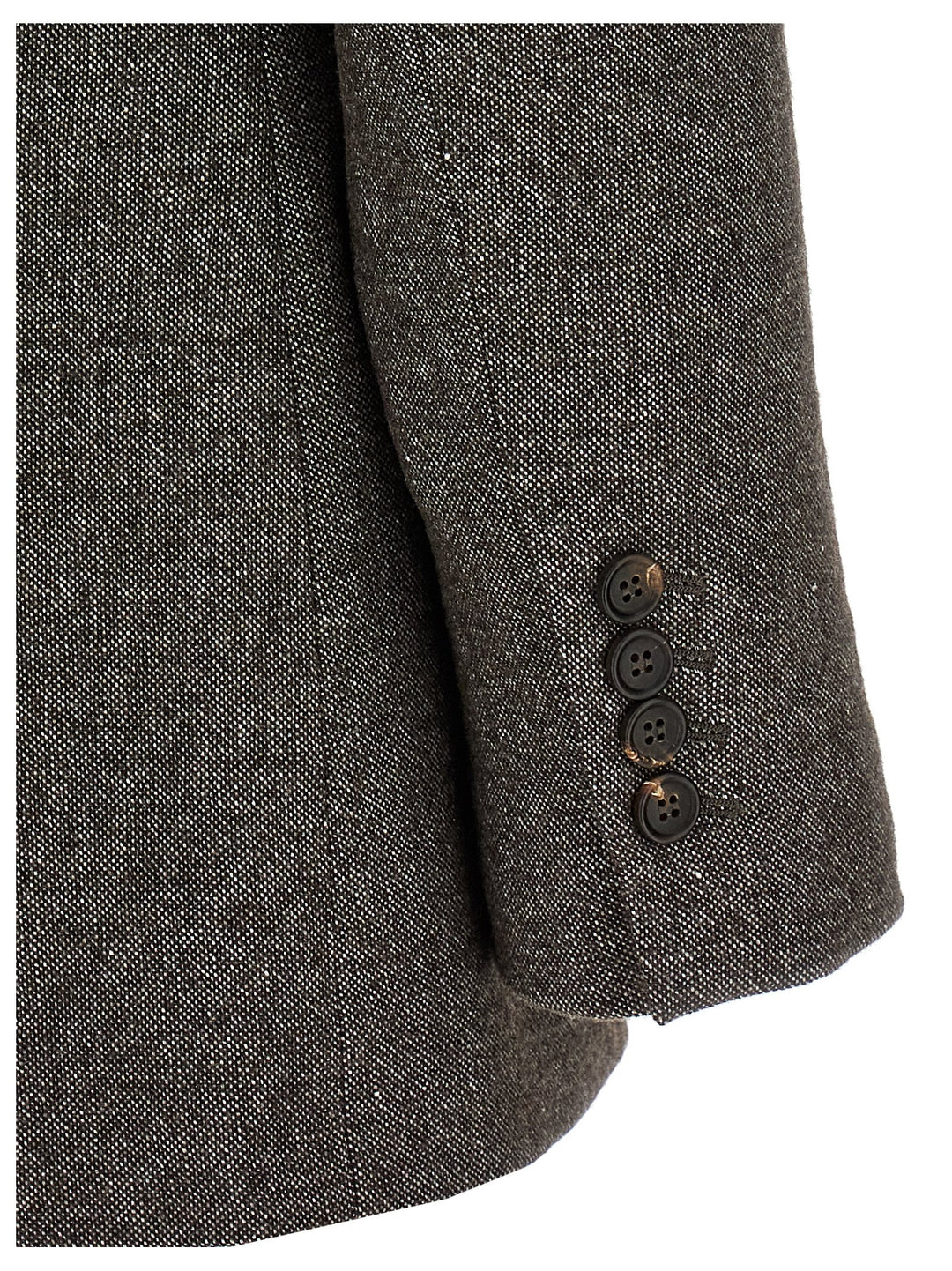Brunello Cucinelli Blazer Tweed Monile BlazerS - Brown | 7da7ae4000df9c47492be76685eb84cd70dc62f6