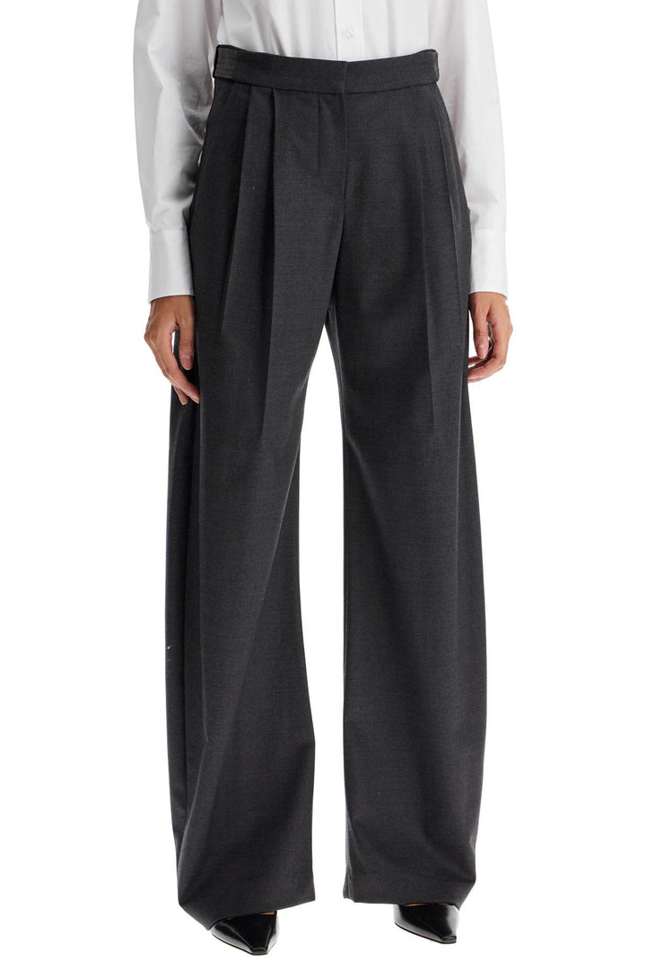 Pantaloni In Lana Stretch