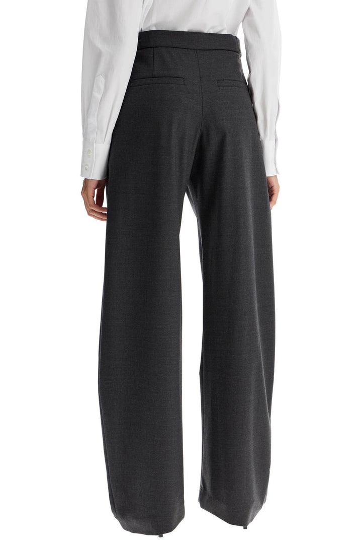 Pantaloni In Lana Stretch