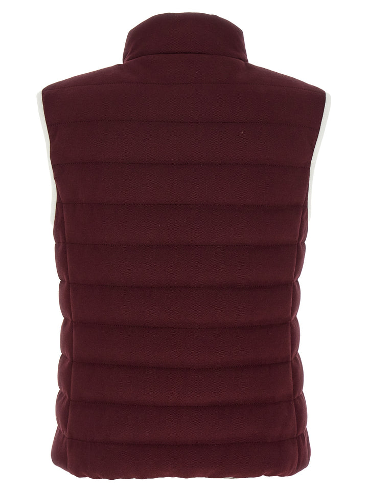 Brunello Cucinelli Logo Vest Gilet - Bordeaux | 2e2aa0d436e1ced88ce21838cb49145c8690d28f