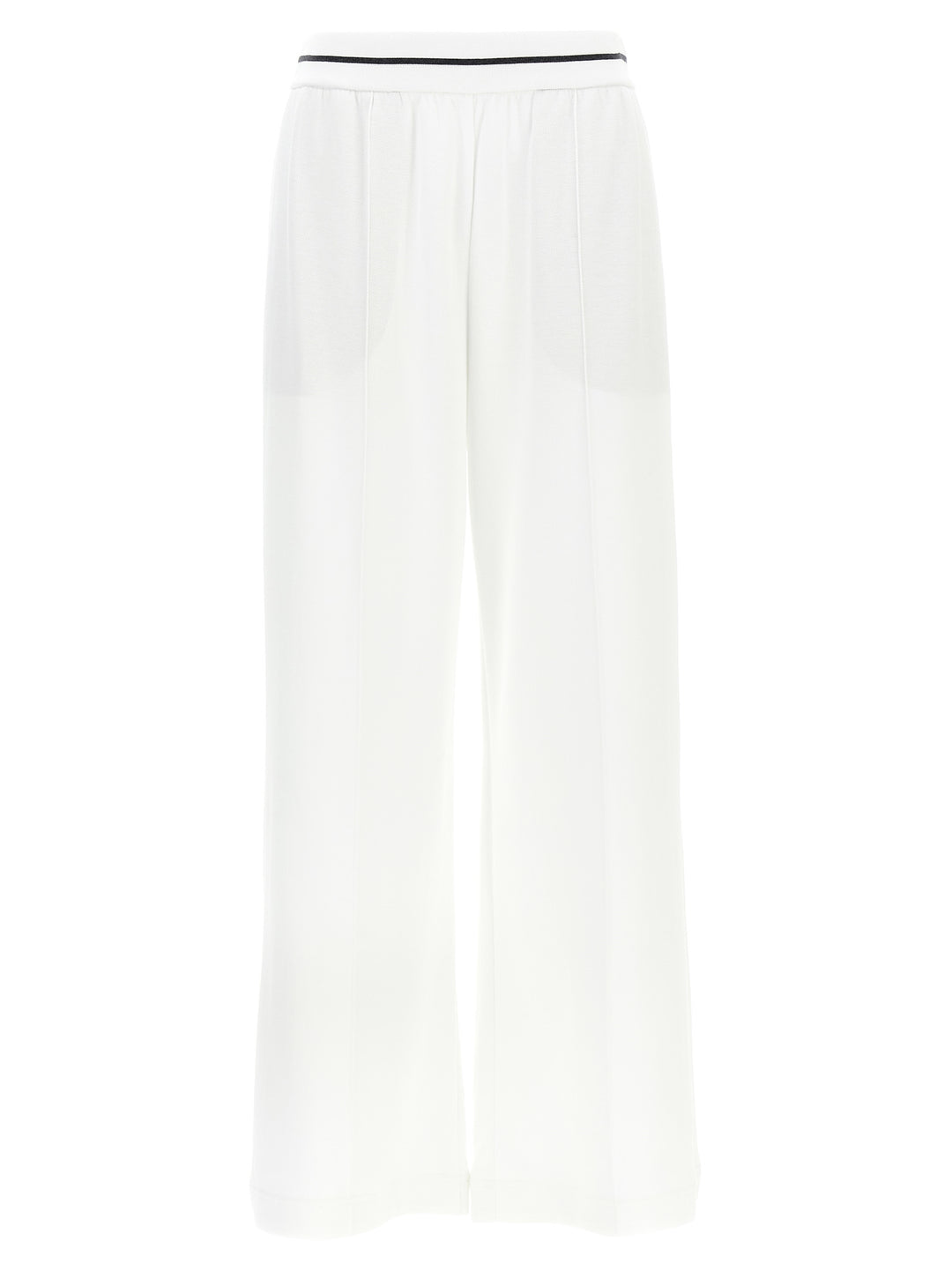 Loose Leg Joggers Pants White