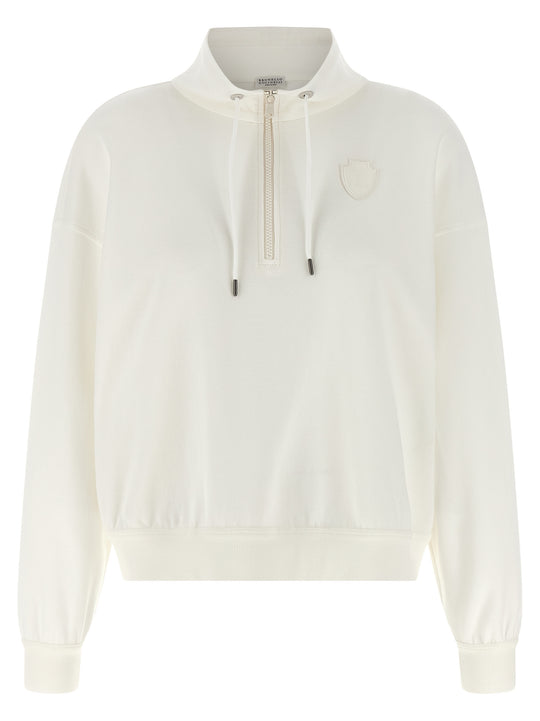 Heraldic Coat Of Arms Sweatshirt White