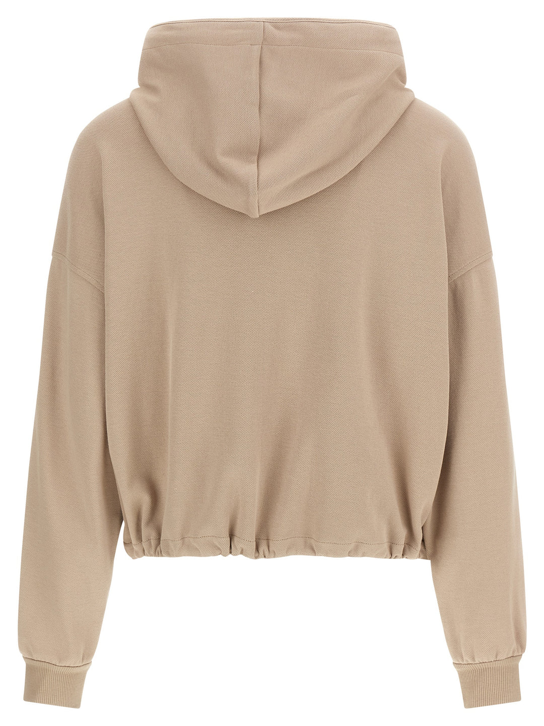 Brunello Cucinelli Heraldic Coat Of Arms Hoodie Sweatshirt - Beige | 954d3437072d3e299f4d9e10dbcade13a4747ac2