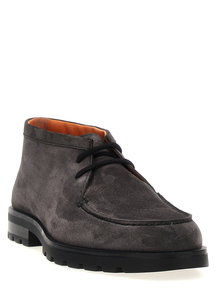 Suede Boots Boots, Ankle Boots Gray