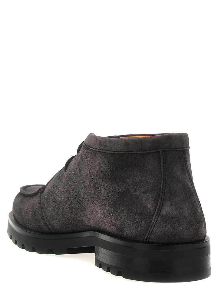 Suede Boots Boots, Ankle Boots Gray