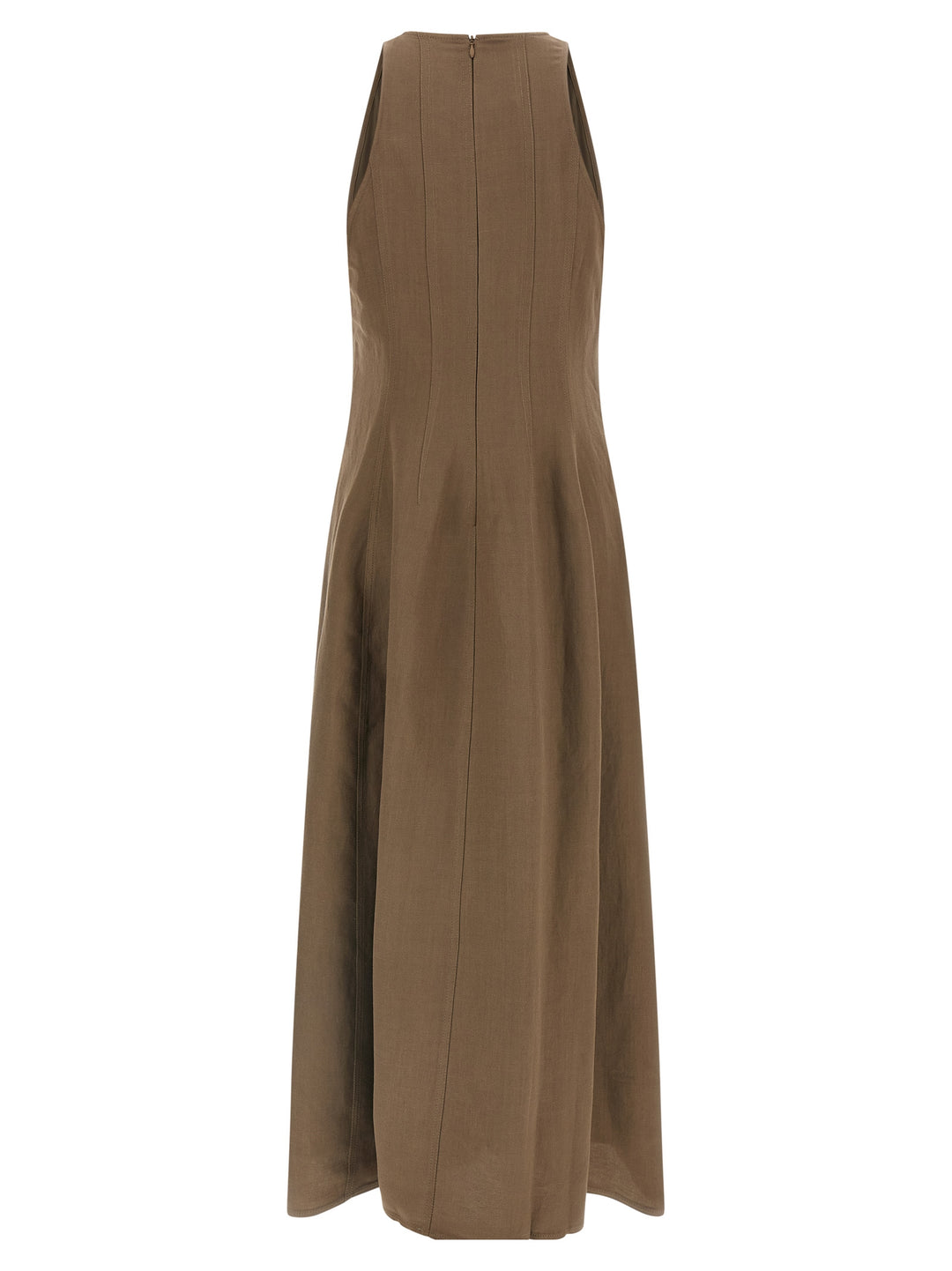 Brunello Cucinelli A-Line Dress Dresses - Brown | 912b2fa9750519bd604e3b5f505ca4619a79d69f