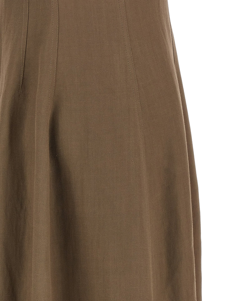 Brunello Cucinelli A-Line Dress Dresses - Brown | a6beff7983f174cf1c60aa16a5f7617762b1325a
