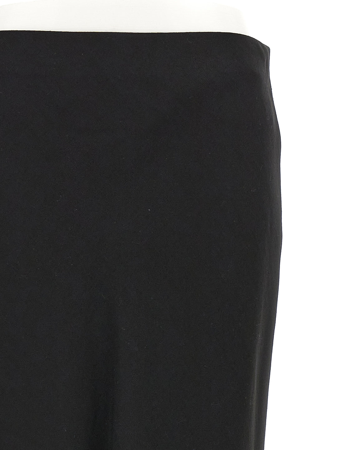 Fluid-Bias Cut Skirts Black