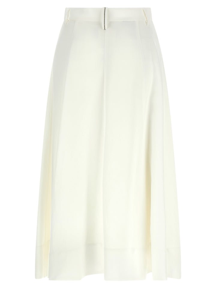 Brunello Cucinelli Sartorial Skirts - White | 6e0f66b3a5737d5478ea9e8e2f0c150950cca0f3