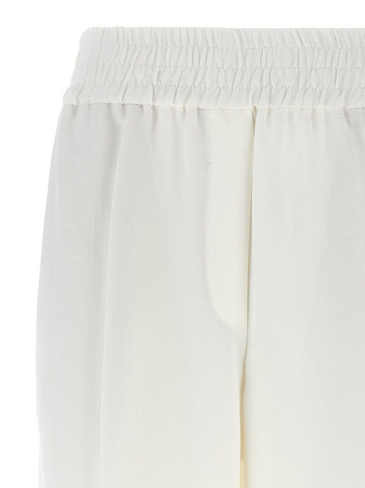 Linen Trousers Pants White