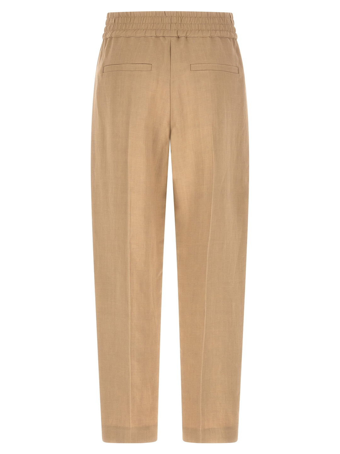 Brunello Cucinelli Baggy Pull-Up Pants - Beige | 4ddcaab230810ddea79237d1954d6fb5c93f7830