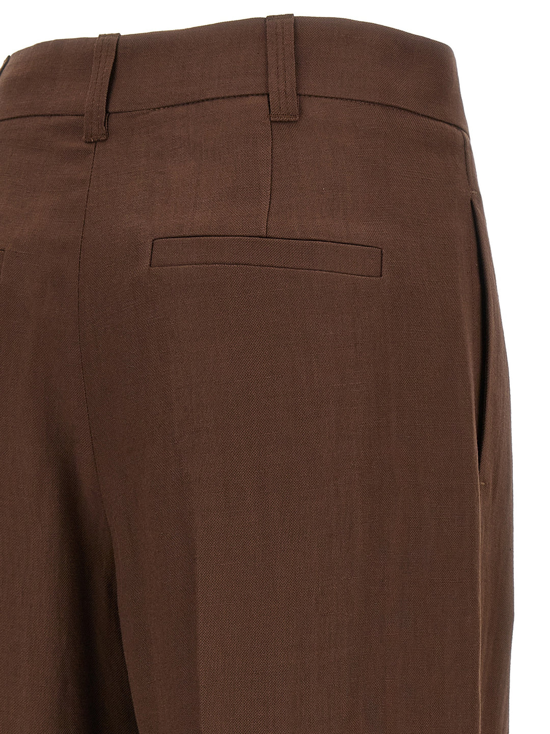 Brunello Cucinelli Linen Trousers Pants - Brown | 0b0f6ef6b885d445e92006bef226320a7f2b6b1a