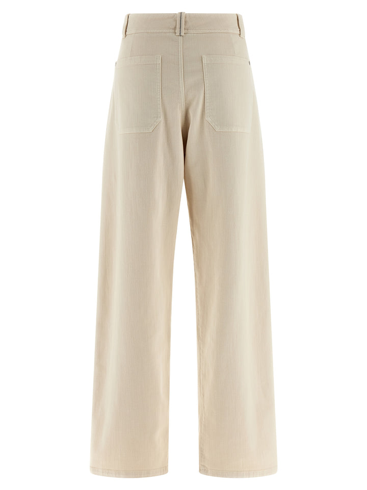 Brunello Cucinelli Pleat Pants - Beige | 8d4c8a47f4ac4f4d2b4430f331f06529f2a739a2