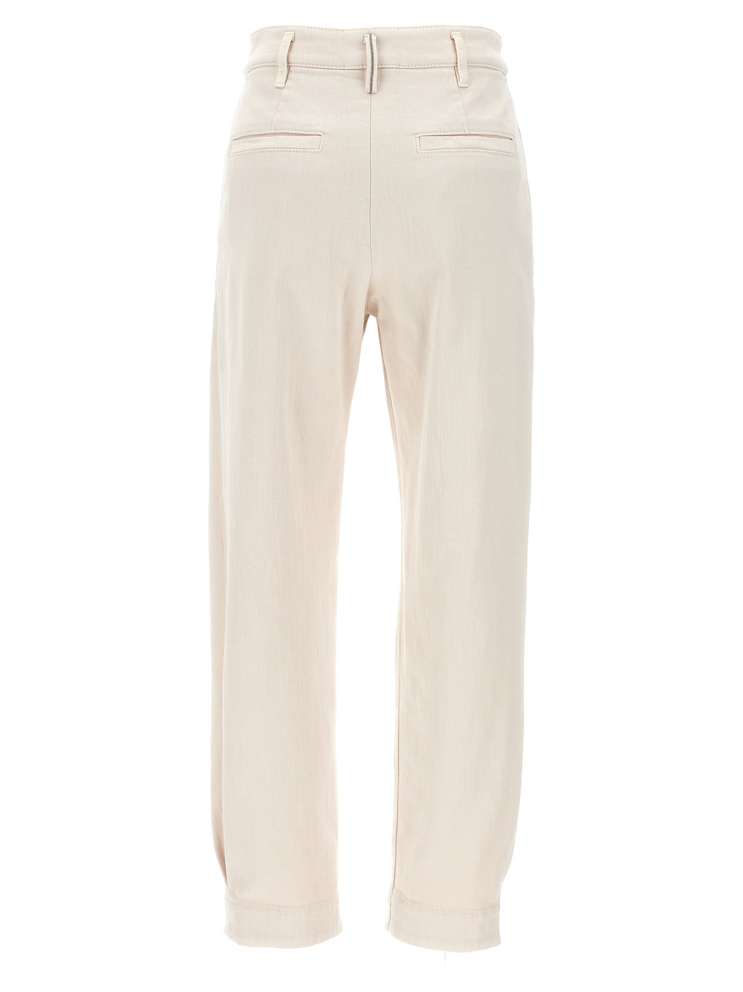 Stretch Denim Pants Beige