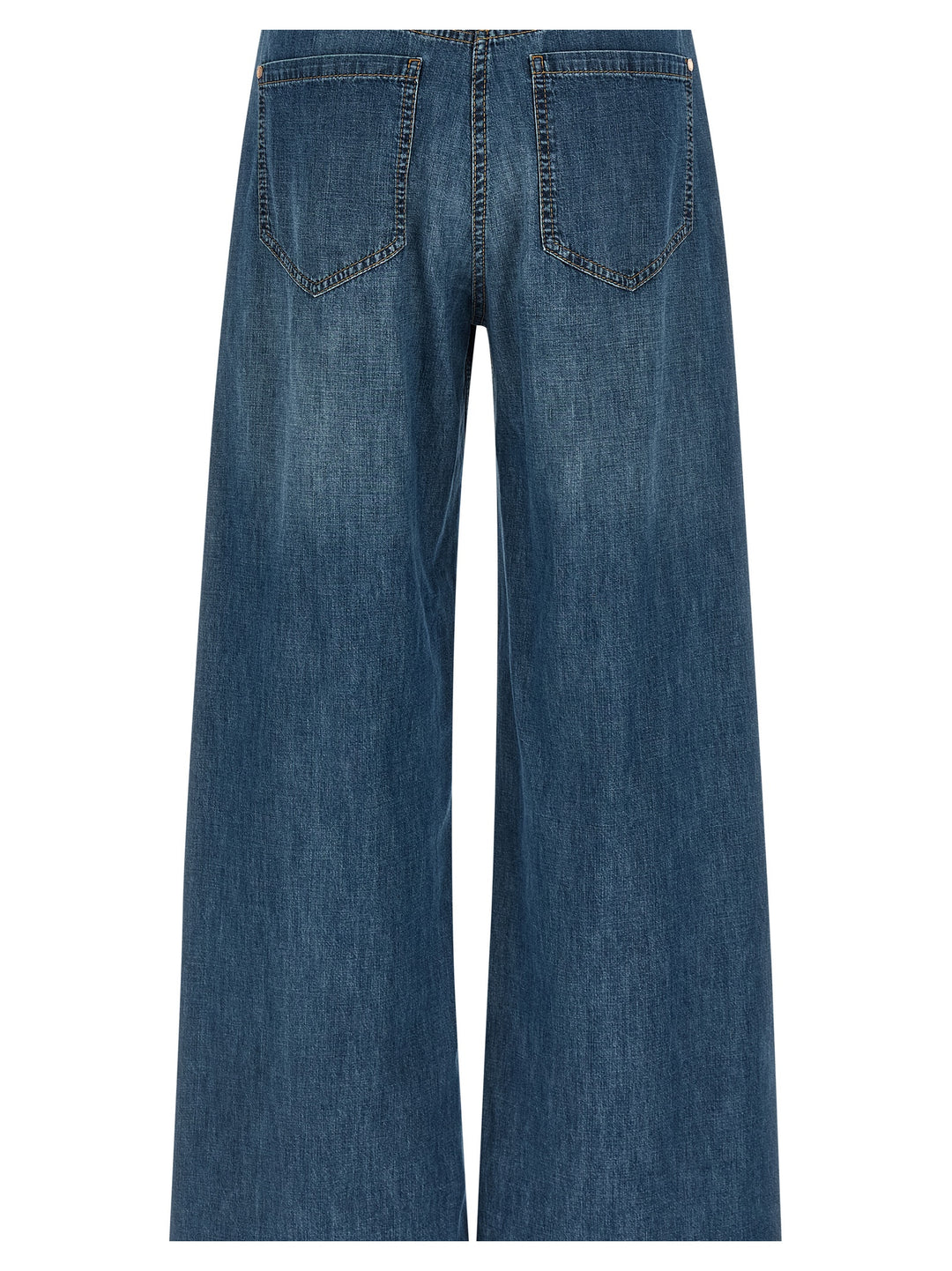 Brunello Cucinelli Wide Leg Jeans - Blue | 666c9d4f7594ef2060cc8947d14cda2e75a7adb4