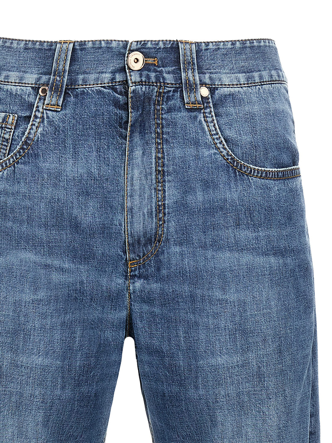 Brunello Cucinelli Straight Jeans - Blue | f406ee1ee9c1269e25b4467146c4e64ea84deeff