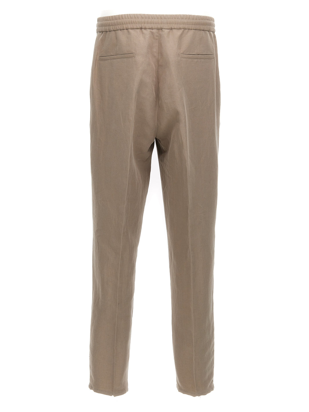 Linen Trousers Pants Gray