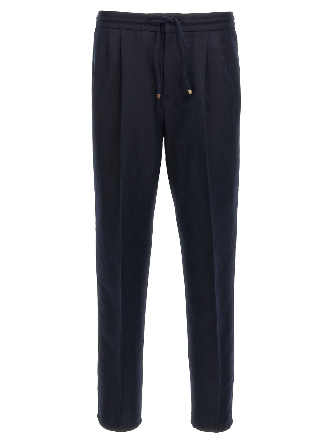 Linen Trousers Pants Blue