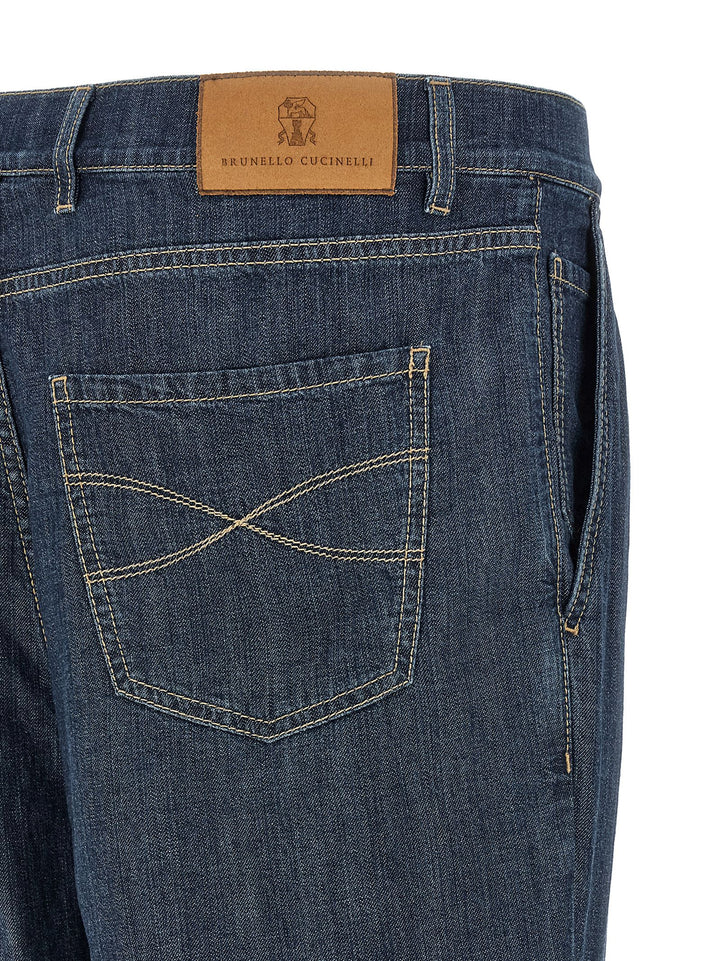 Brunello Cucinelli Denim Pants Jeans - Blue | 60177a85991f183e56c9c71ea84cc355f25cc28b