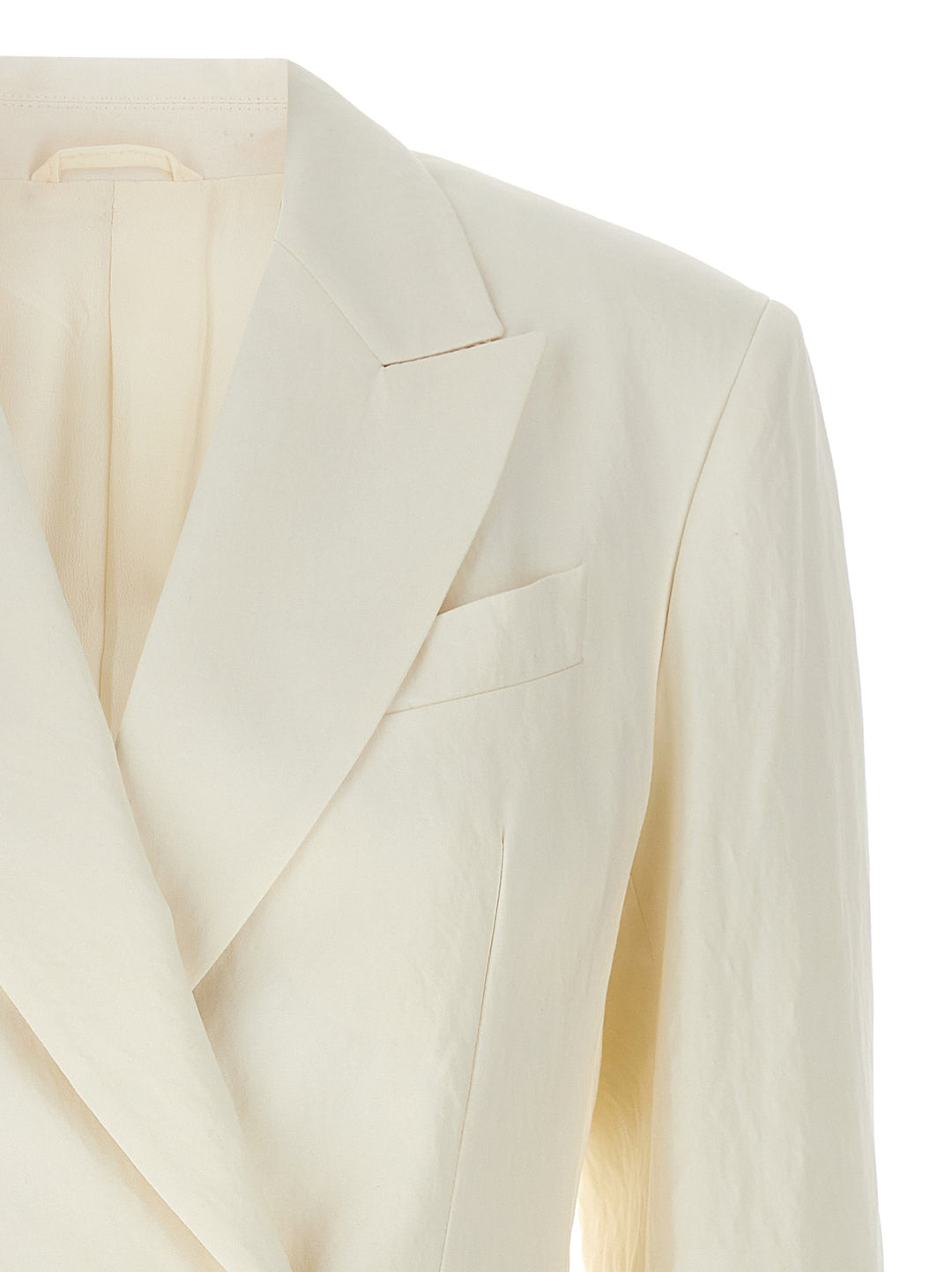 Brunello Cucinelli Double-Breasted Blazer BlazerS - White | 36ef87adde8db39bf6e9859c49cdd7d40f787b9f