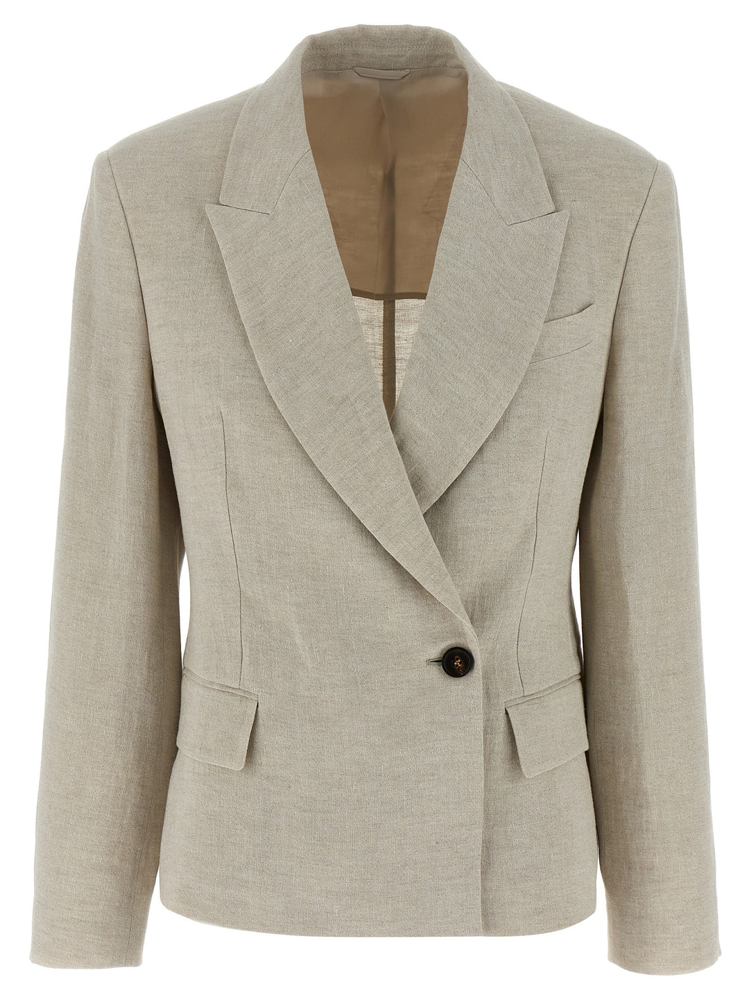 Brunello Cucinelli Suit-Type BlazerS - Beige | c4fac6c6d4c7c6ea303e9167637c9f6eaff16de1