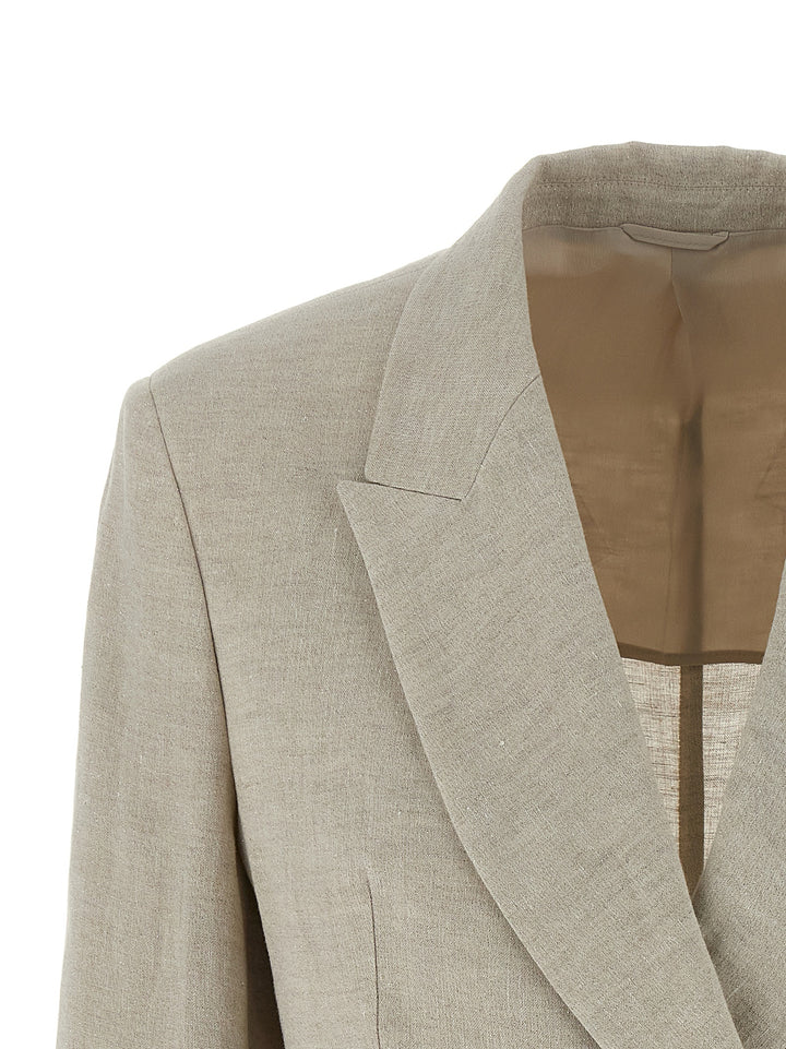Brunello Cucinelli Suit-Type BlazerS - Beige | 00e29a9055c3dc2873fe3b855a71d936173297e4