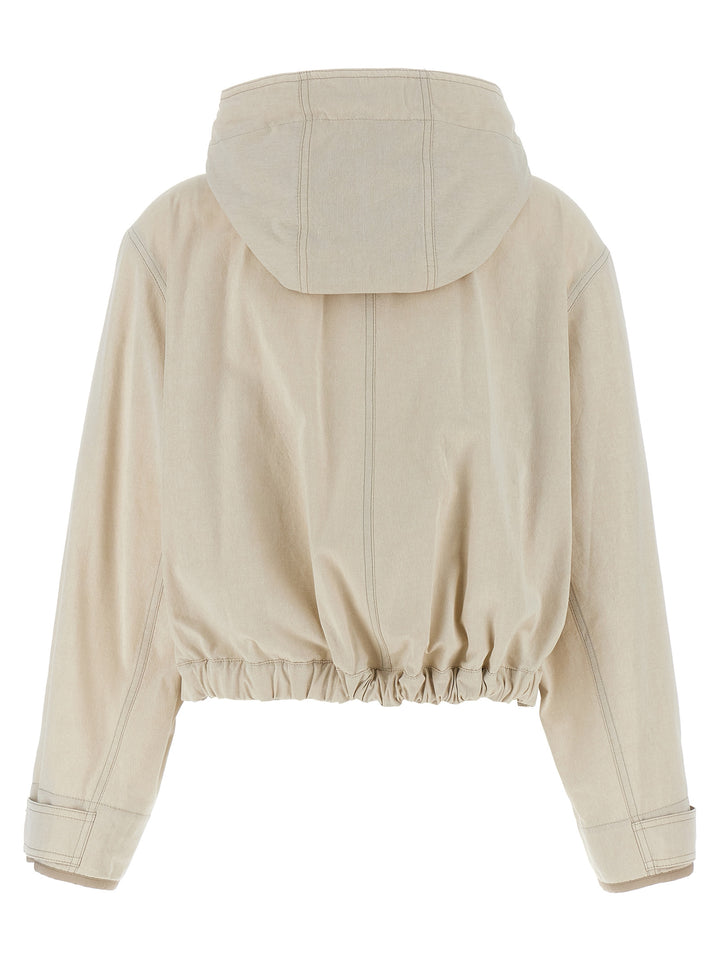 Techno Jacket Casual Jackets, Parka Beige