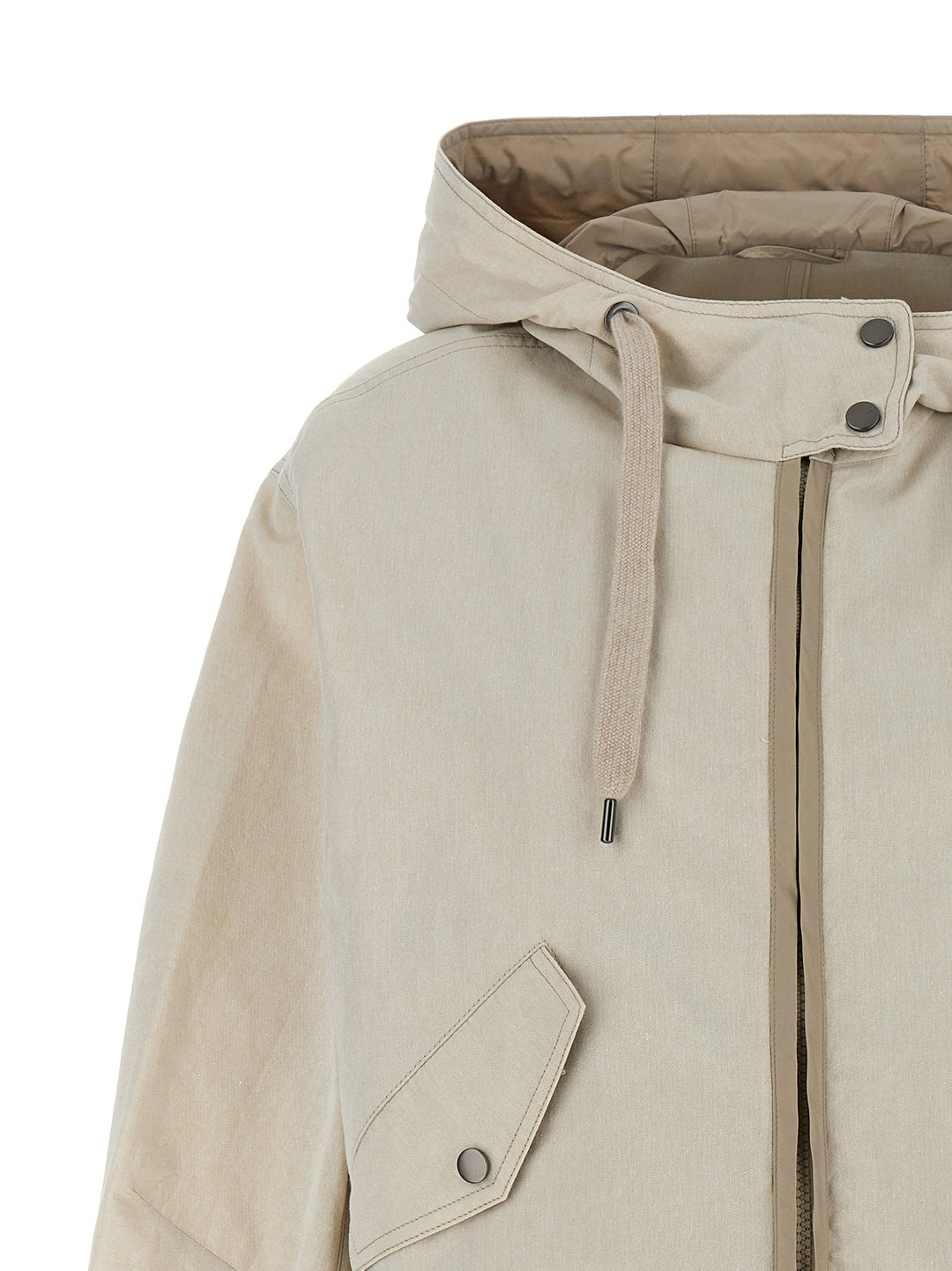 Techno Jacket Casual Jackets, Parka Beige