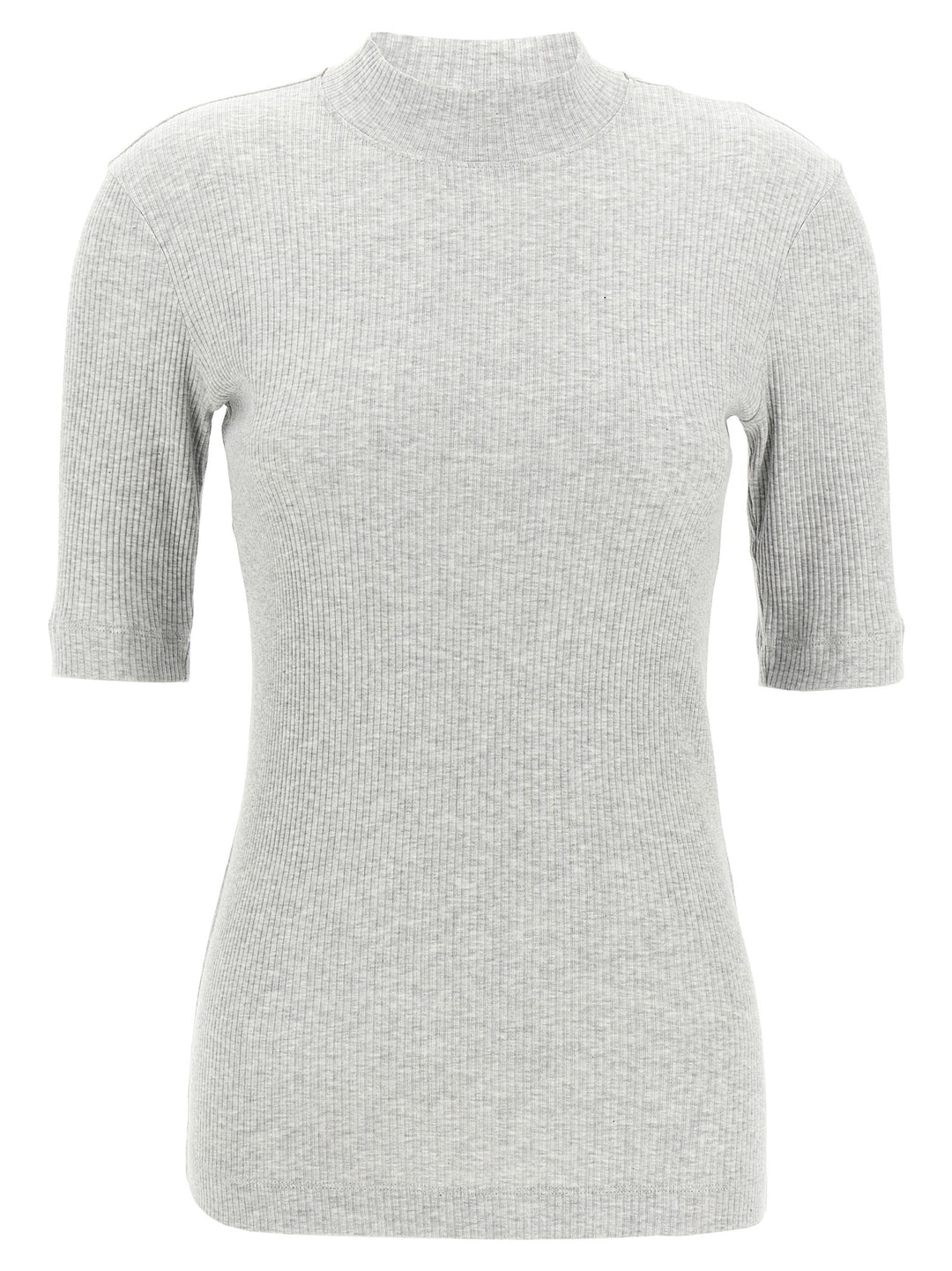 Ribbed T-Shirt Gray